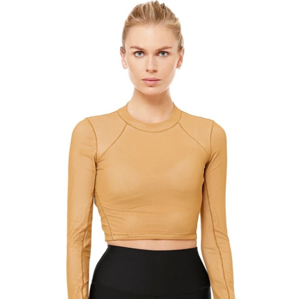 Alo Yoga Vision Long Sleeve Carmel/Latte